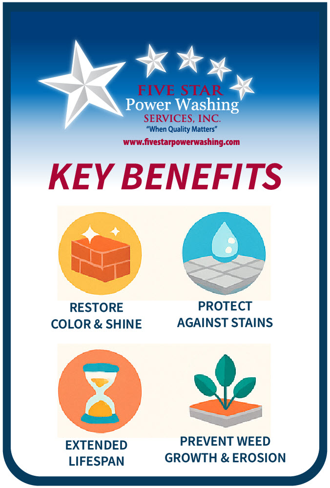 Paver Sealing Key Benefits - North Port Florida